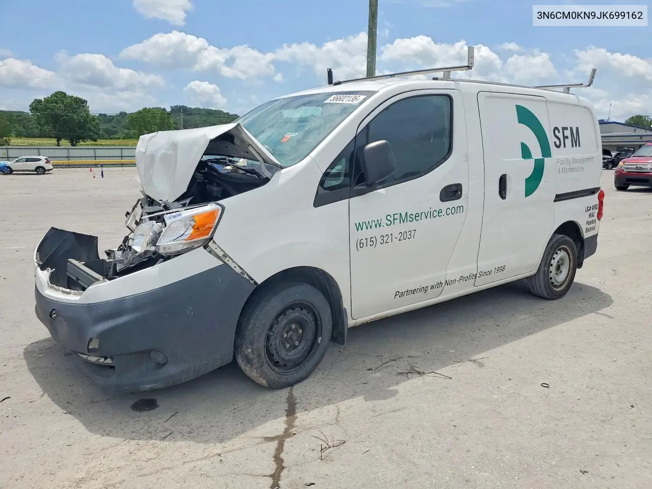 2018 Nissan Nv200 Delivery Van VIN: 3N6CM0KN9JK699162 Lot: 56602136