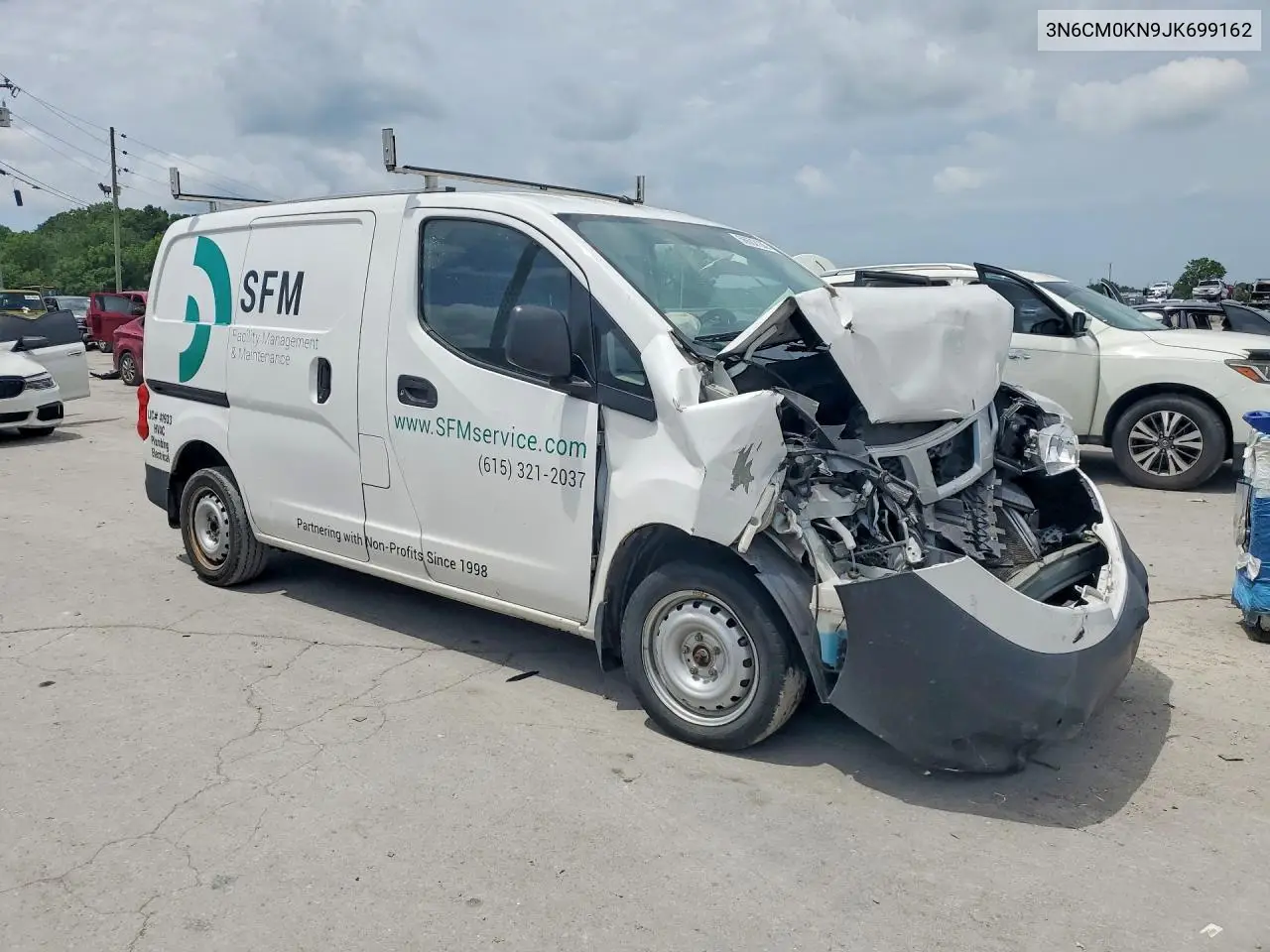 2018 Nissan Nv200 Delivery Van VIN: 3N6CM0KN9JK699162 Lot: 56602136