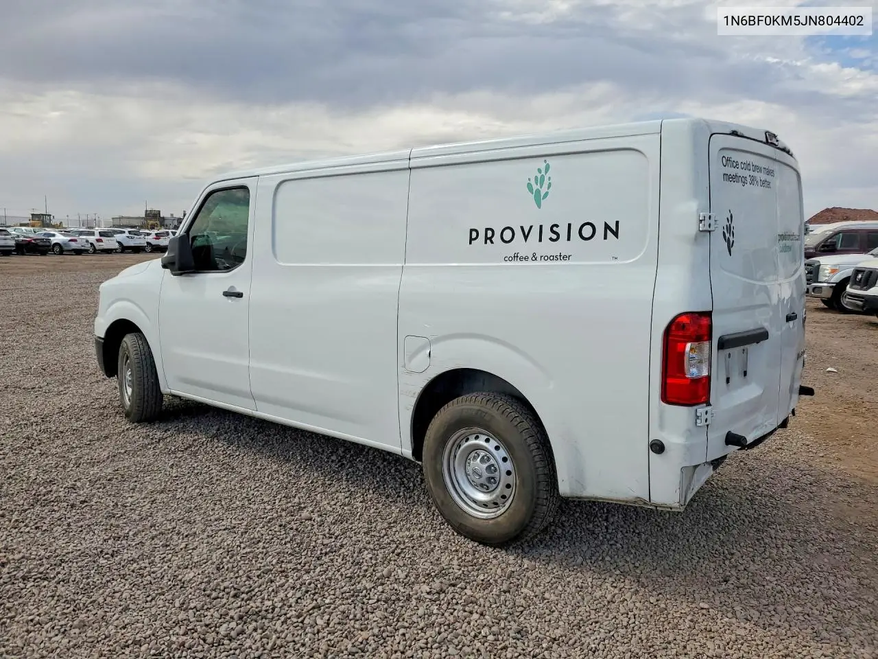 2018 Nissan Nv 1500 S VIN: 1N6BF0KM5JN804402 Lot: 57152486