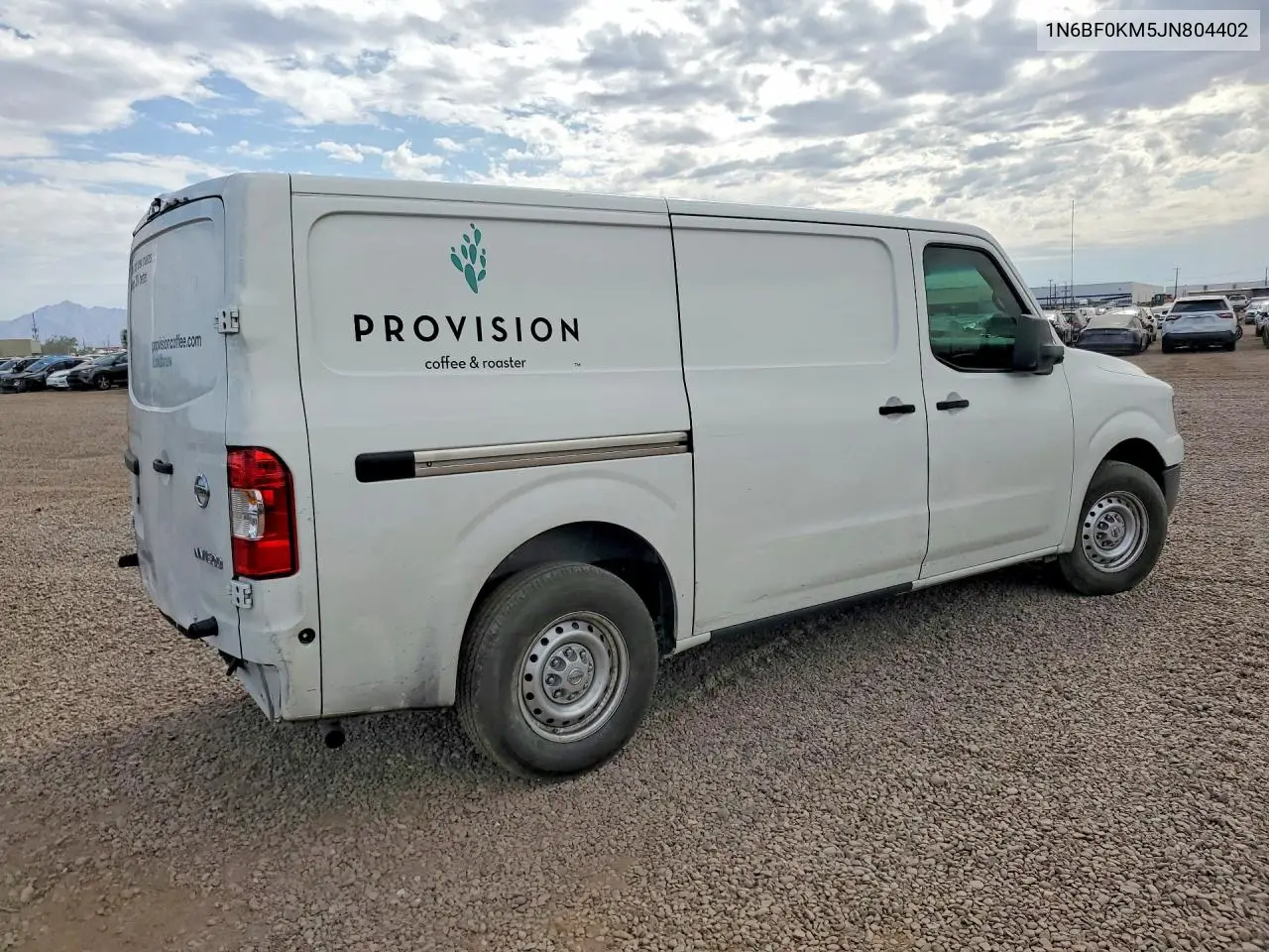 2018 Nissan Nv 1500 S VIN: 1N6BF0KM5JN804402 Lot: 57152486