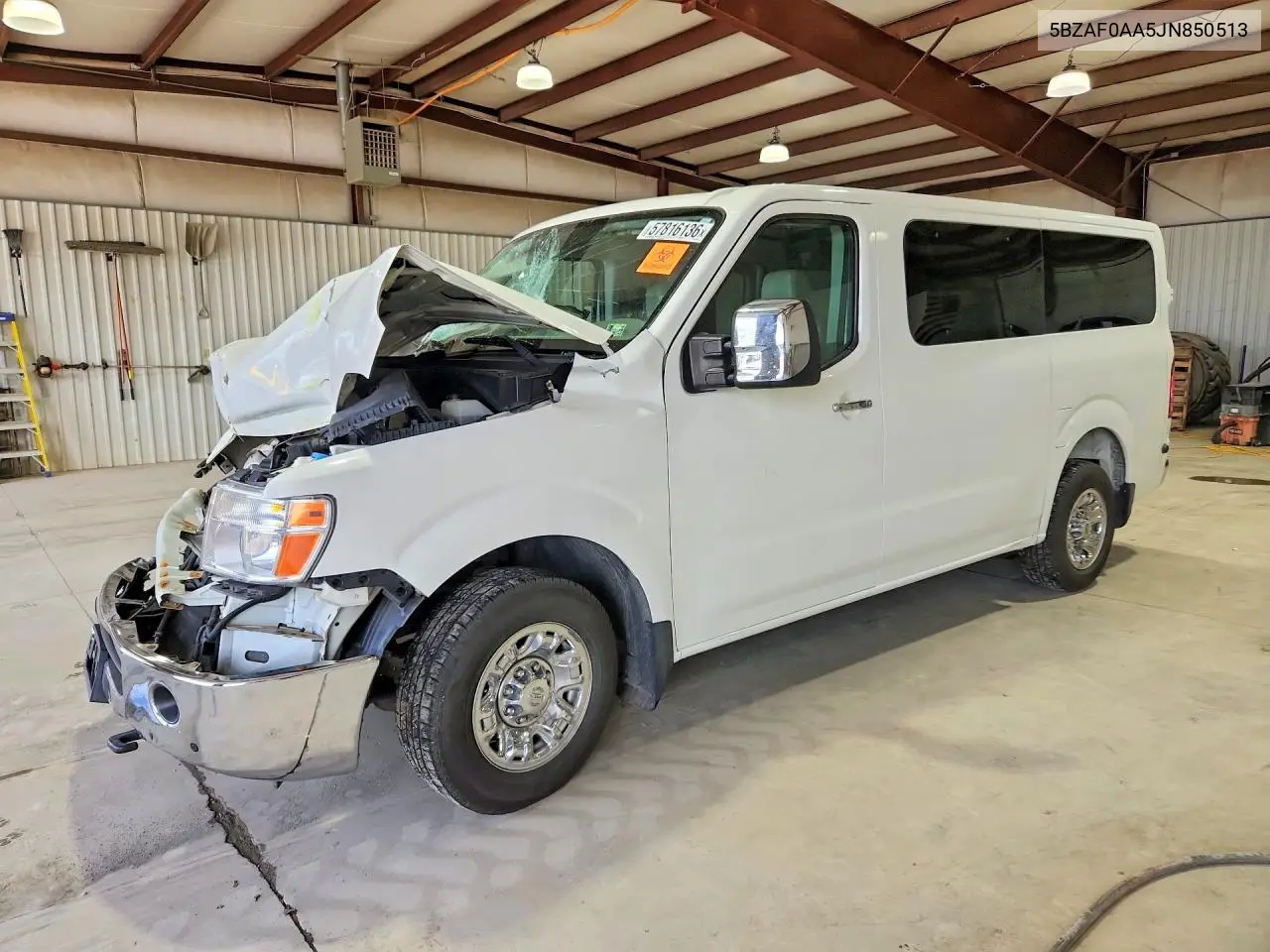 2018 Nissan Nv 3500 Hd Sl VIN: 5BZAF0AA5JN850513 Lot: 57816136
