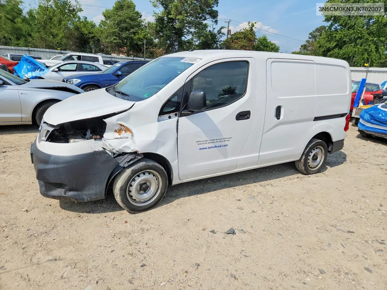 2018 Nissan Nv200 Delivery Van VIN: 3N6CM0KN3JK702007 Lot: 58256806