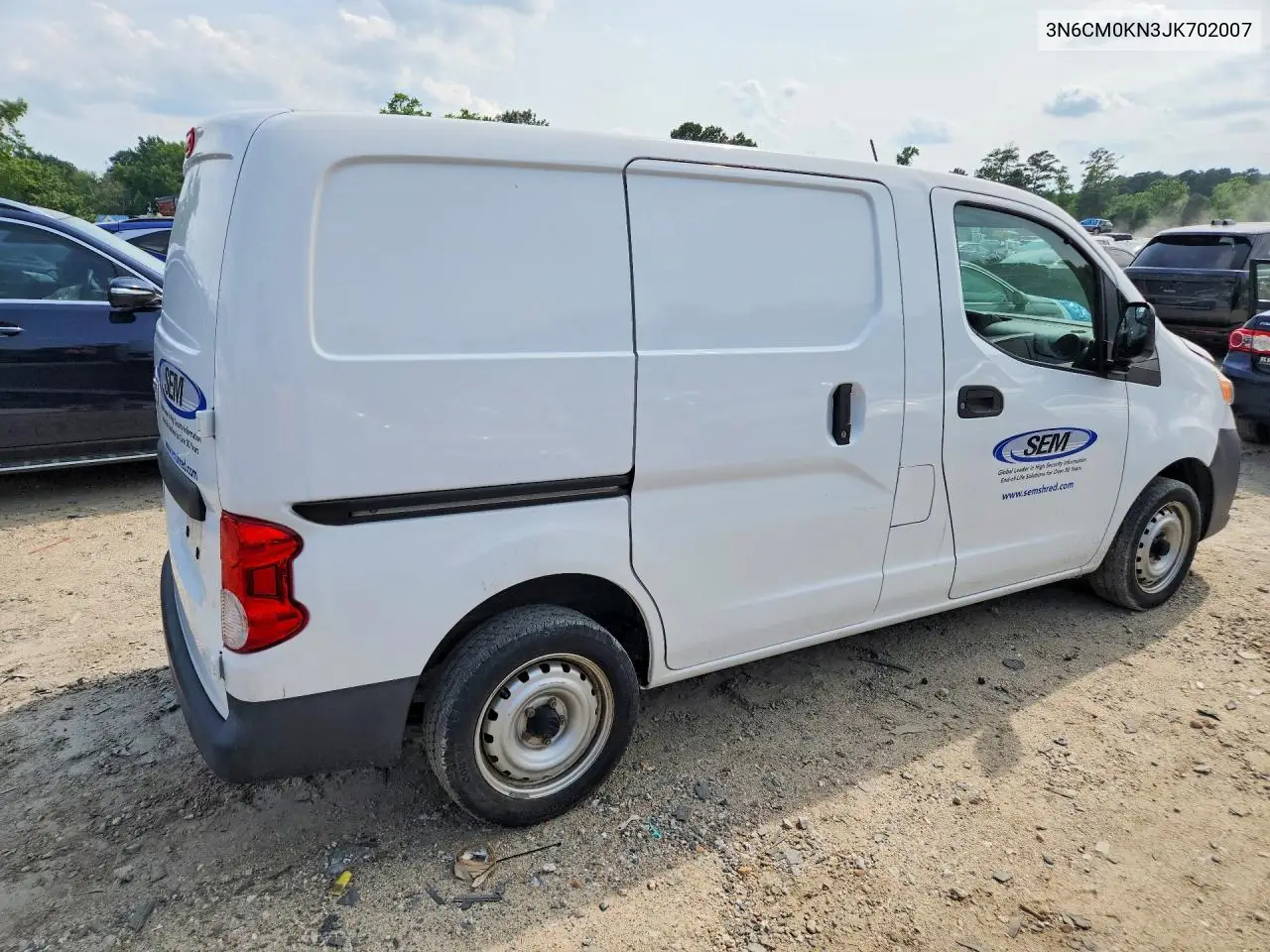 2018 Nissan Nv200 Delivery Van VIN: 3N6CM0KN3JK702007 Lot: 58256806