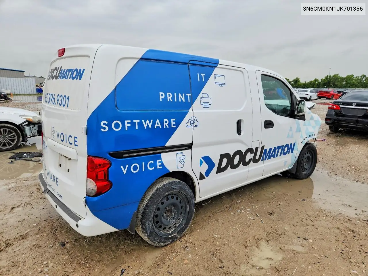 2018 Nissan Nv200 Sv VIN: 3N6CM0KN1JK701356 Lot: 59237276