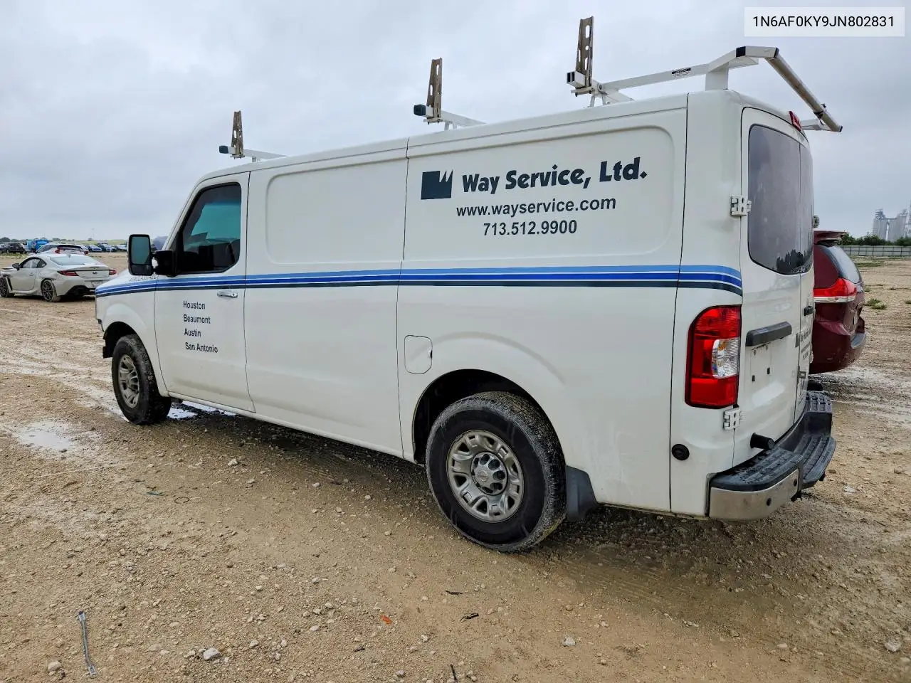 2018 Nissan Nv 3500 Hd Sl VIN: 1N6AF0KY9JN802831 Lot: 60203306