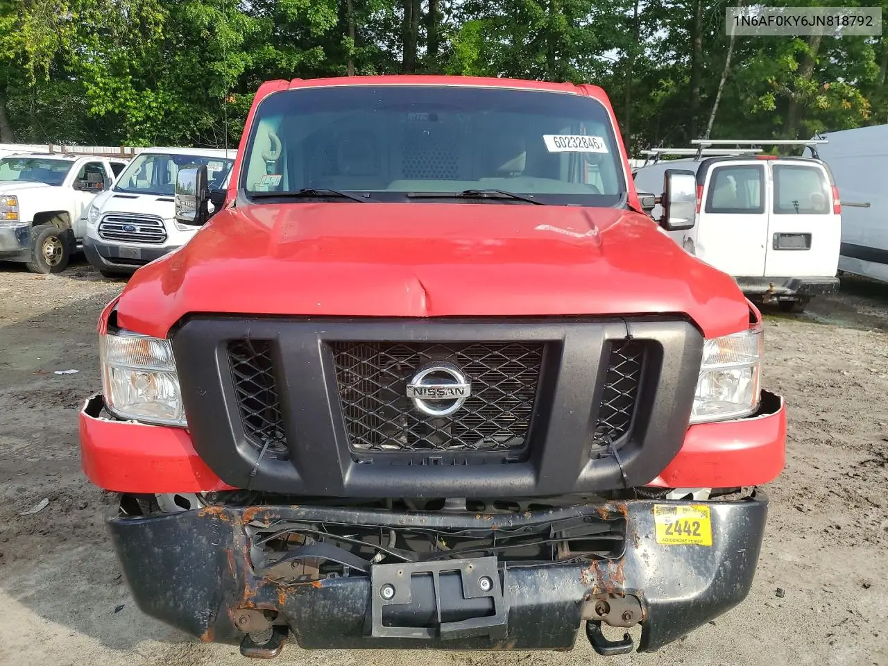 2018 Nissan Nv 3500 Hd Sv VIN: 1N6AF0KY6JN818792 Lot: 60232846