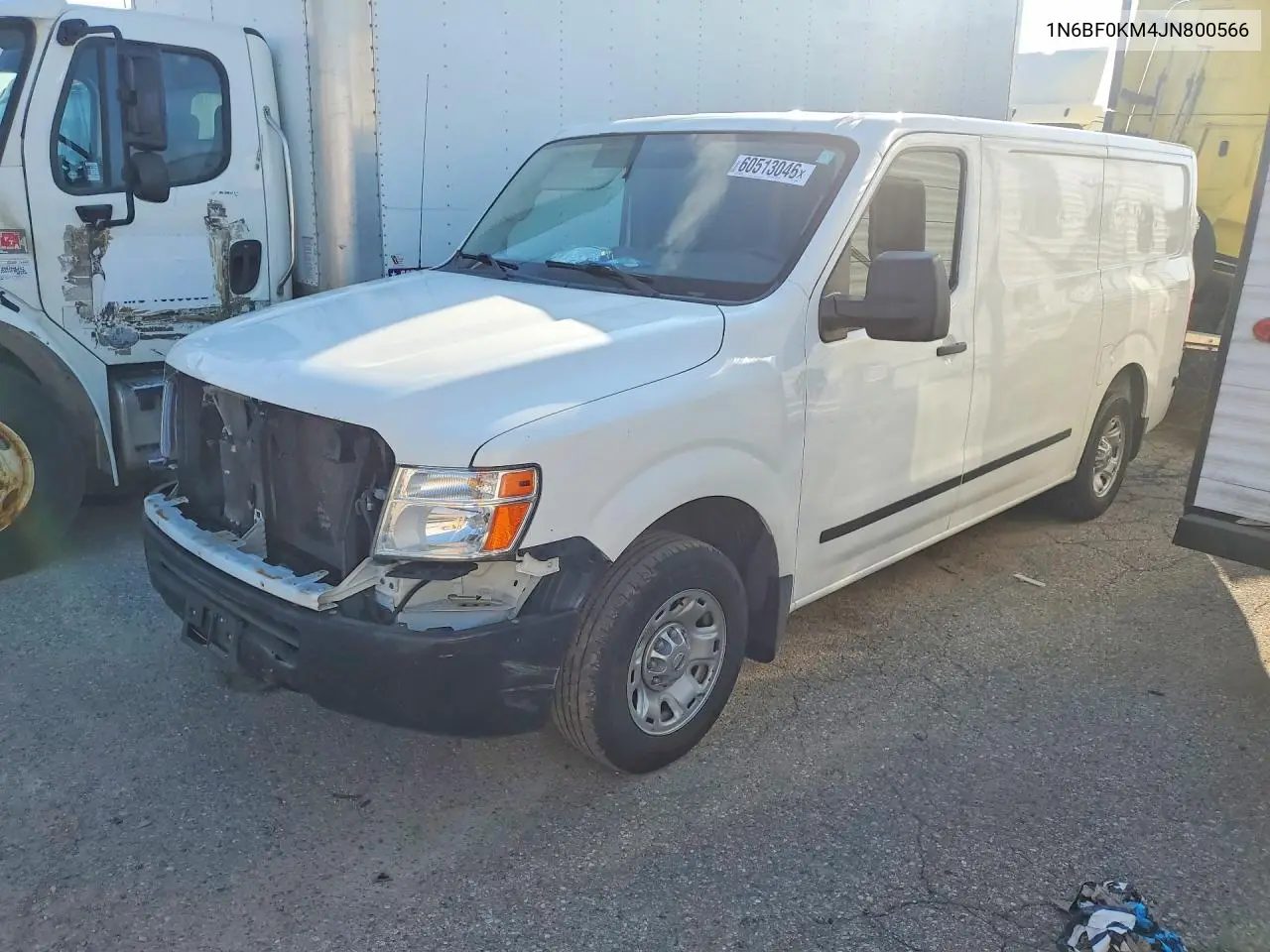 2018 Nissan Nv 1500 Sv VIN: 1N6BF0KM4JN800566 Lot: 60513046