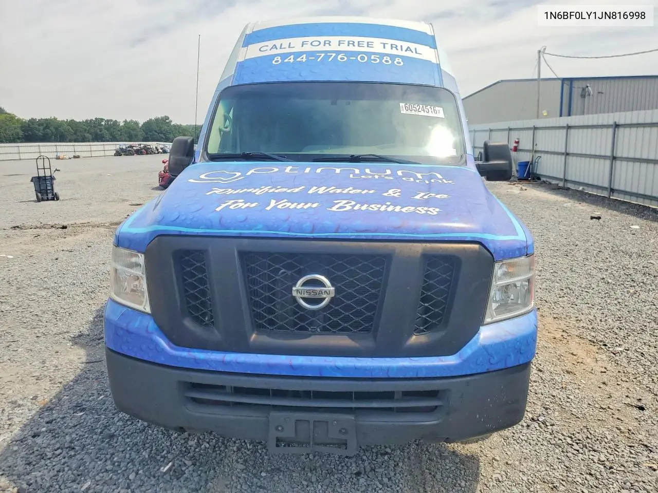 2018 Nissan Nv 2500 Hd Sv VIN: 1N6BF0LY1JN816998 Lot: 60524516