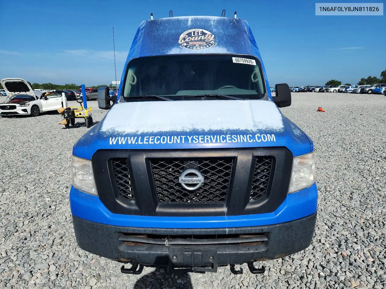 2018 Nissan Nv 2500 Hd Sv VIN: 1N6AF0LY8JN811826 Lot: 60759926