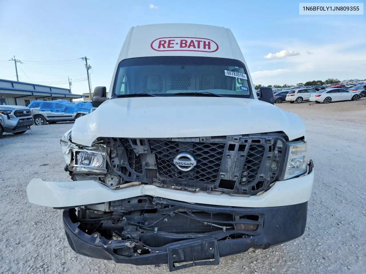 2018 Nissan Nv 2500 Hd Sv VIN: 1N6BF0LY1JN809355 Lot: 60783916