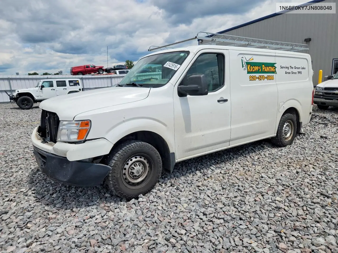 2018 Nissan Nv 2500 Hd S VIN: 1N6BF0KY7JN808048 Lot: 61425916