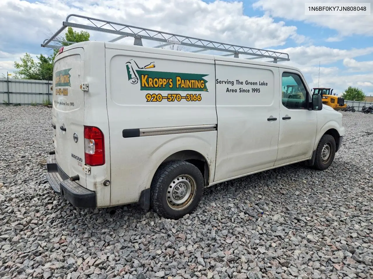 2018 Nissan Nv 2500 Hd S VIN: 1N6BF0KY7JN808048 Lot: 61425916