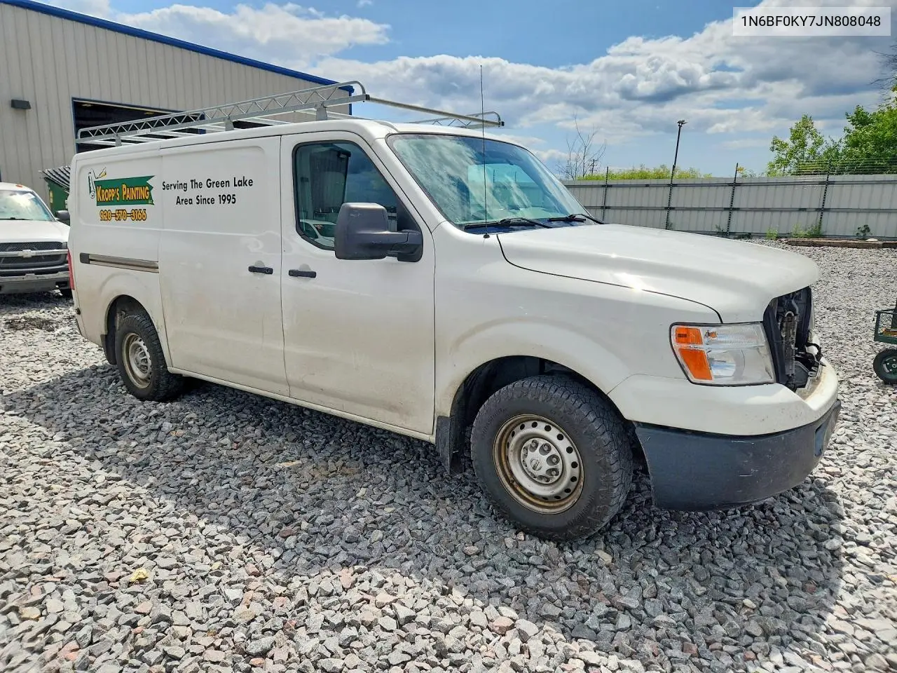 2018 Nissan Nv 2500 Hd S VIN: 1N6BF0KY7JN808048 Lot: 61425916