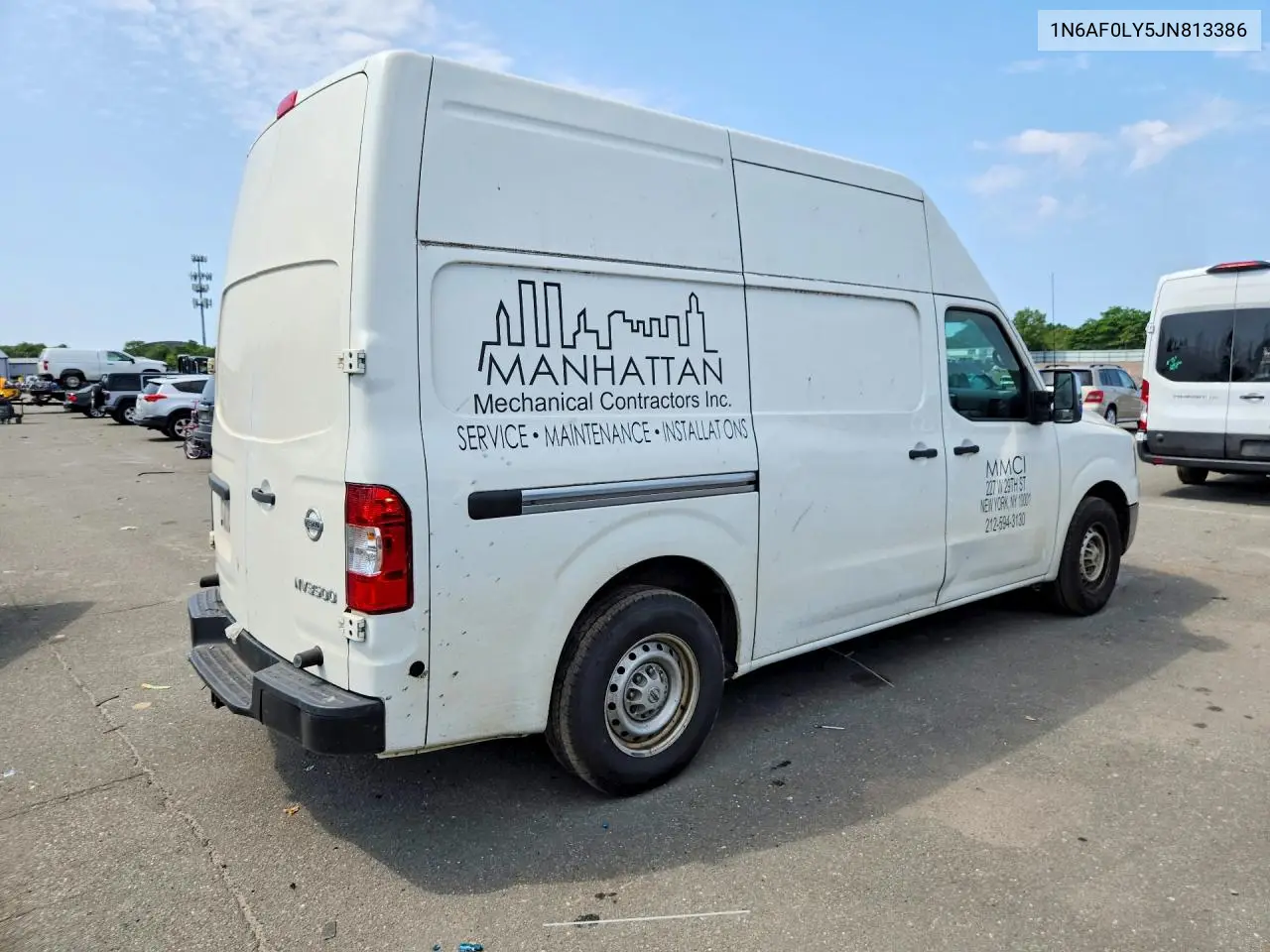 2018 Nissan Nv 3500 Hd S VIN: 1N6AF0LY5JN813386 Lot: 62356766