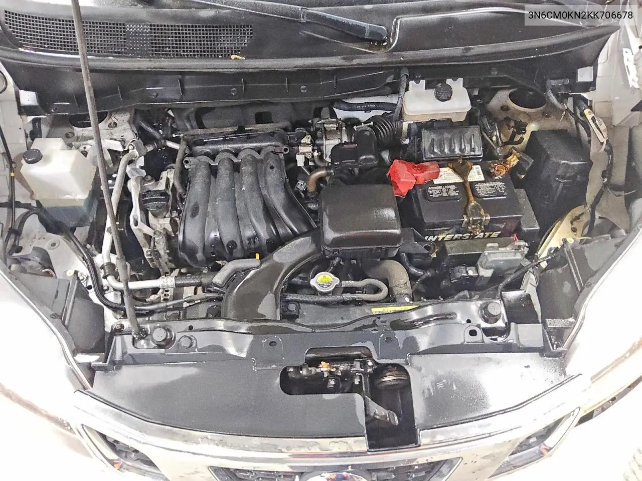 2019 Nissan Nv200 Sv VIN: 3N6CM0KN2KK706678 Lot: 49425416
