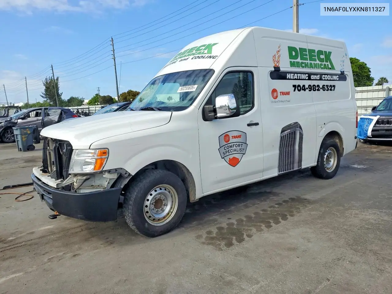 2019 Nissan Nv 2500 Cargo- Pri Fleet- Ck Eng Lt On