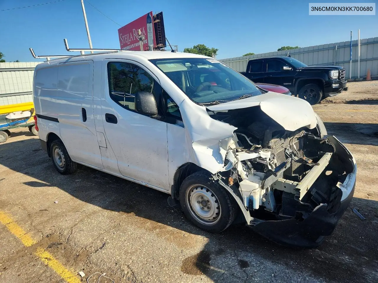 2019 Nissan Nv200 S VIN: 3N6CM0KN3KK700680 Lot: 53296626