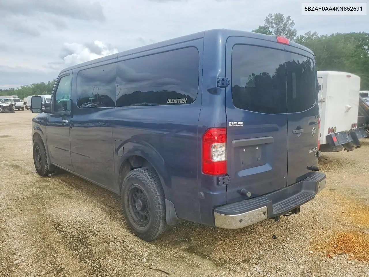 2019 Nissan Nv 3500 Hd Sl VIN: 5BZAF0AA4KN852691 Lot: 53818526