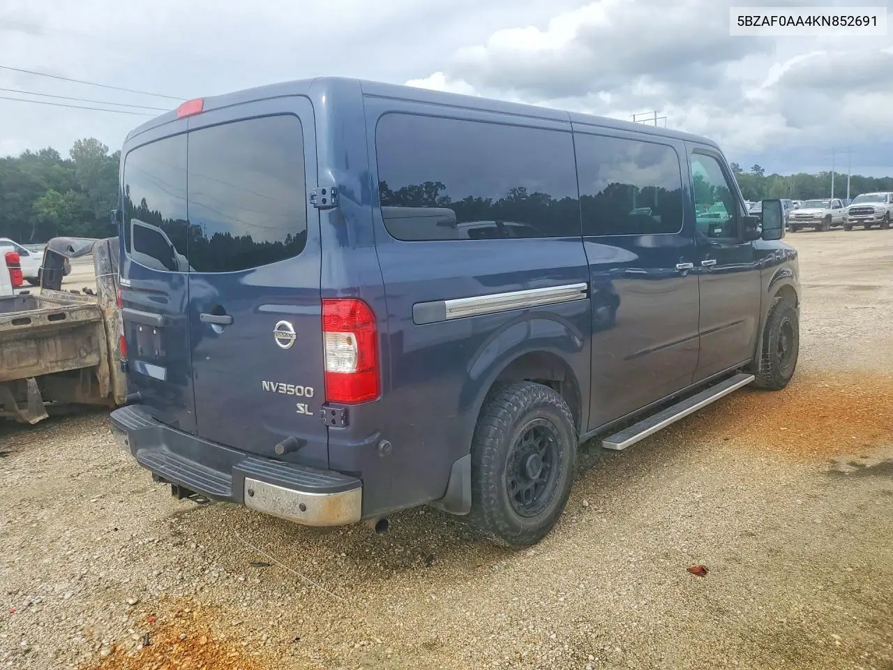 2019 Nissan Nv 3500 Hd Sl VIN: 5BZAF0AA4KN852691 Lot: 53818526