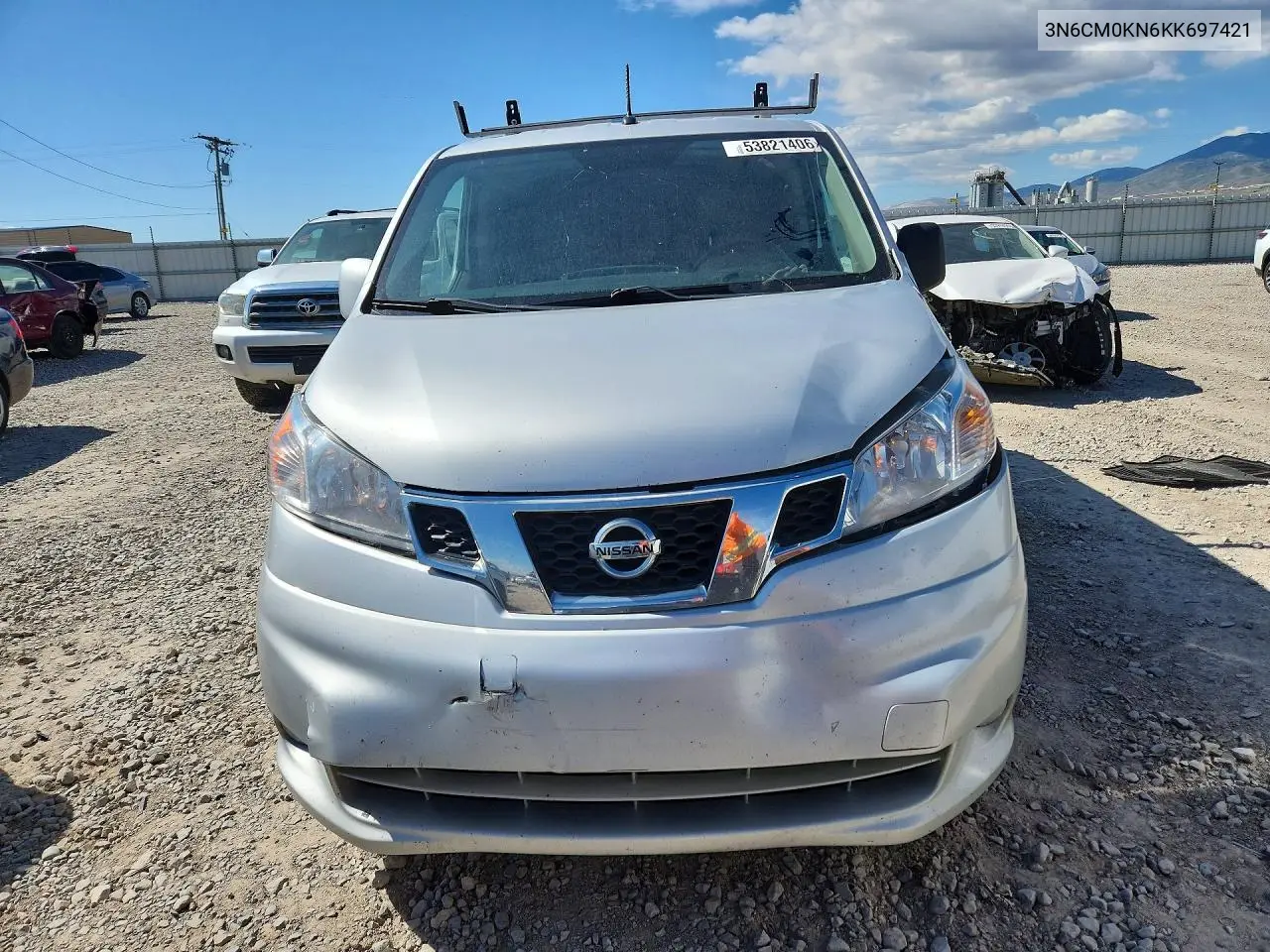 2019 Nissan Nv200 Sv VIN: 3N6CM0KN6KK697421 Lot: 53821406