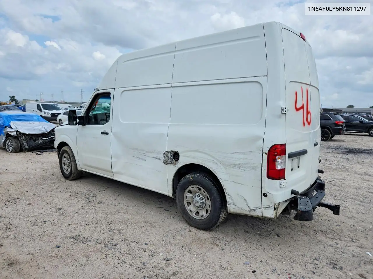 2019 Nissan Nv 2500 Hd Sv VIN: 1N6AF0LY5KN811297 Lot: 54060586