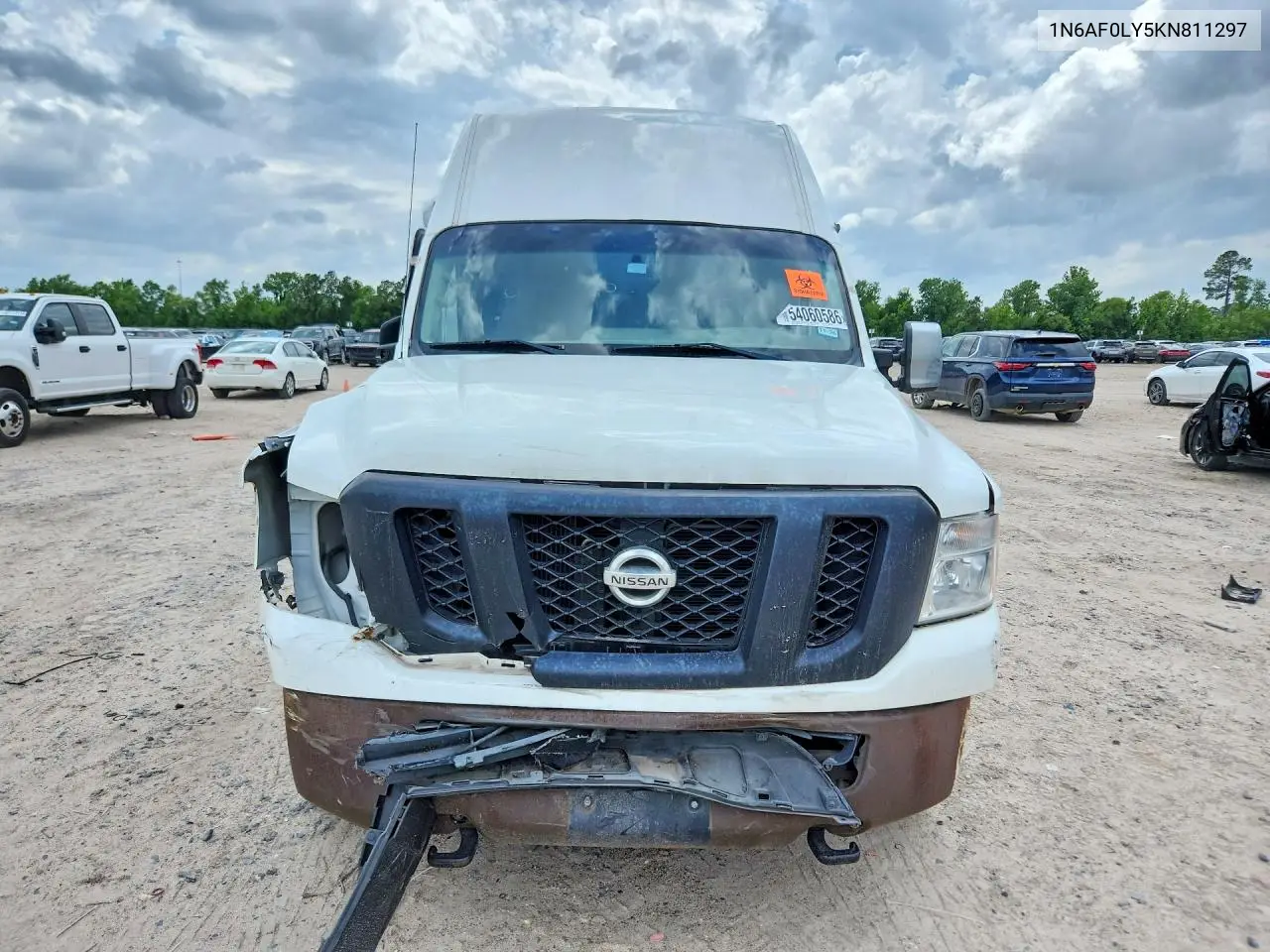 2019 Nissan Nv 2500 Hd Sv VIN: 1N6AF0LY5KN811297 Lot: 54060586
