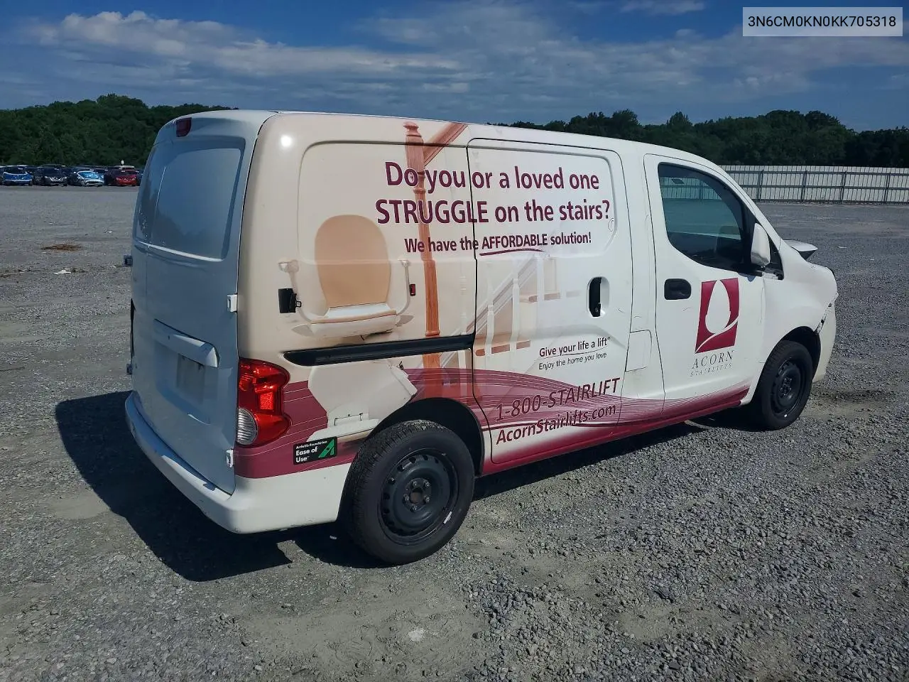2019 Nissan Nv200 Sv VIN: 3N6CM0KN0KK705318 Lot: 54610996