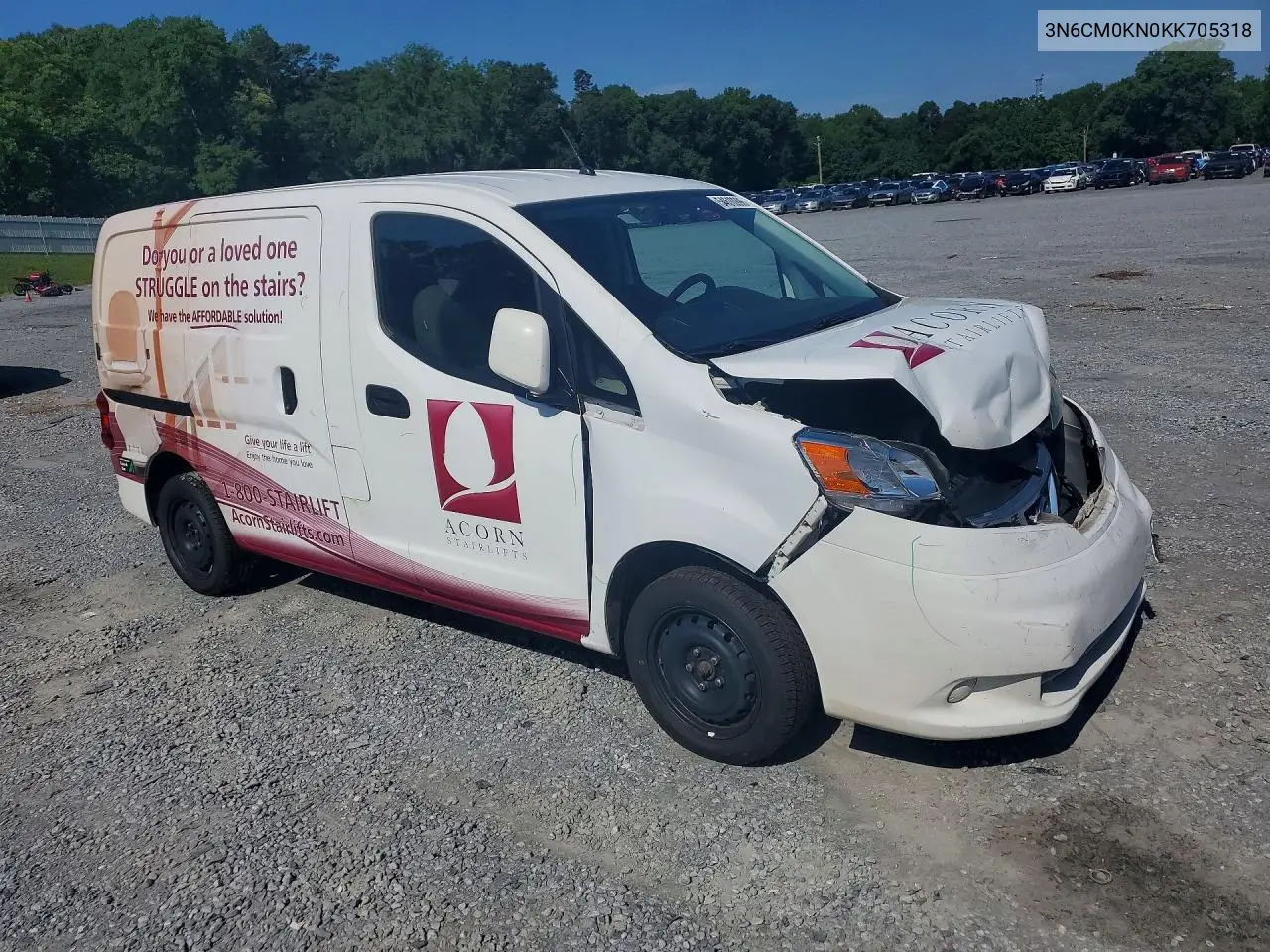2019 Nissan Nv200 Sv VIN: 3N6CM0KN0KK705318 Lot: 54610996