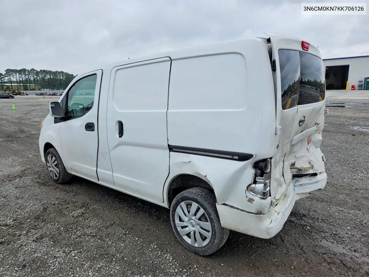 2019 Nissan Nv200 Sv VIN: 3N6CM0KN7KK706126 Lot: 54832526