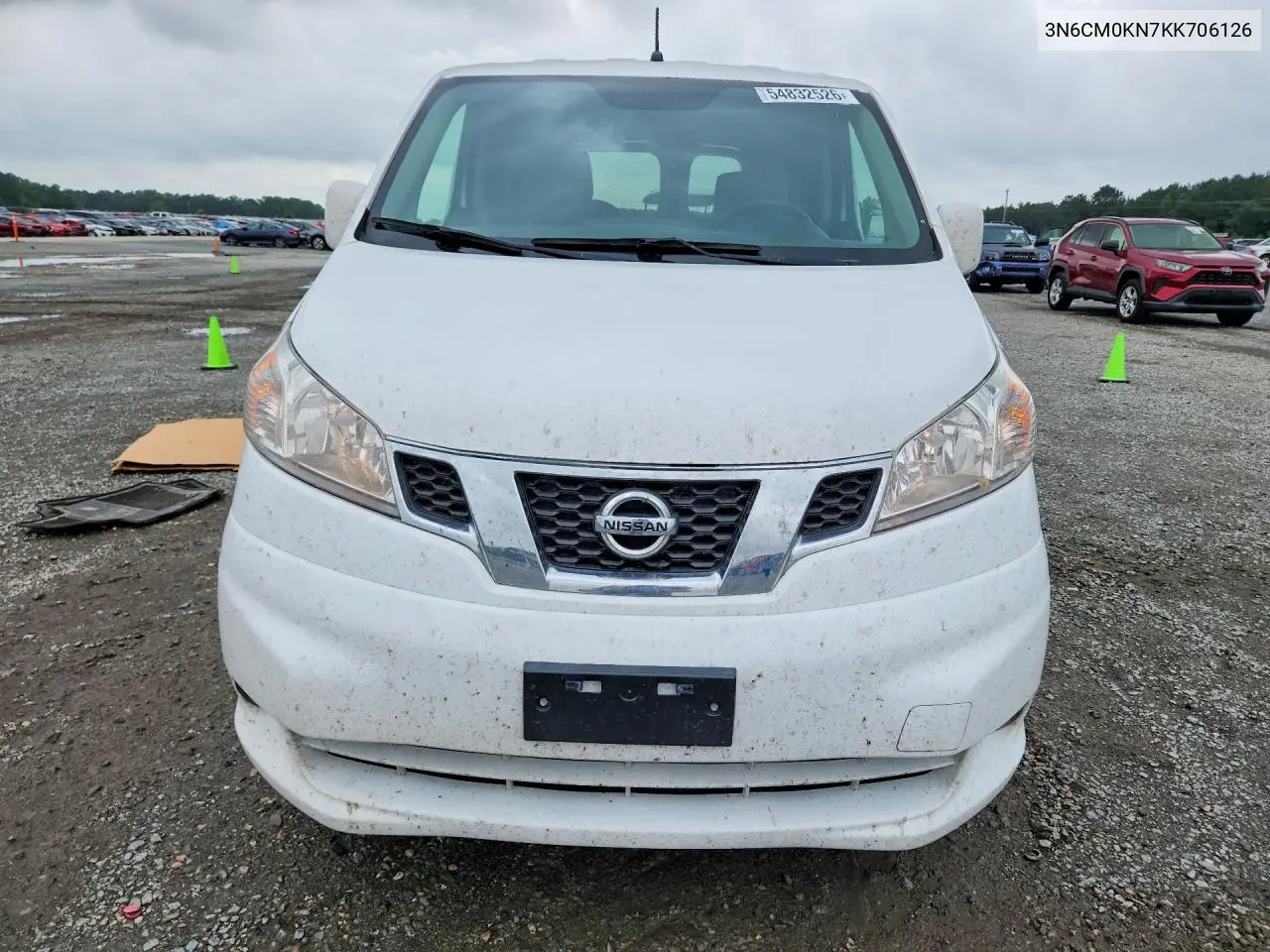 2019 Nissan Nv200 Sv VIN: 3N6CM0KN7KK706126 Lot: 54832526