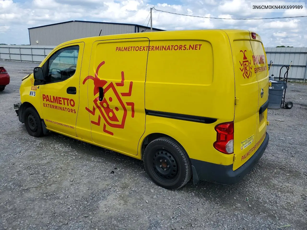 2019 Nissan Nv200 S VIN: 3N6CM0KN4KK699989 Lot: 55311926