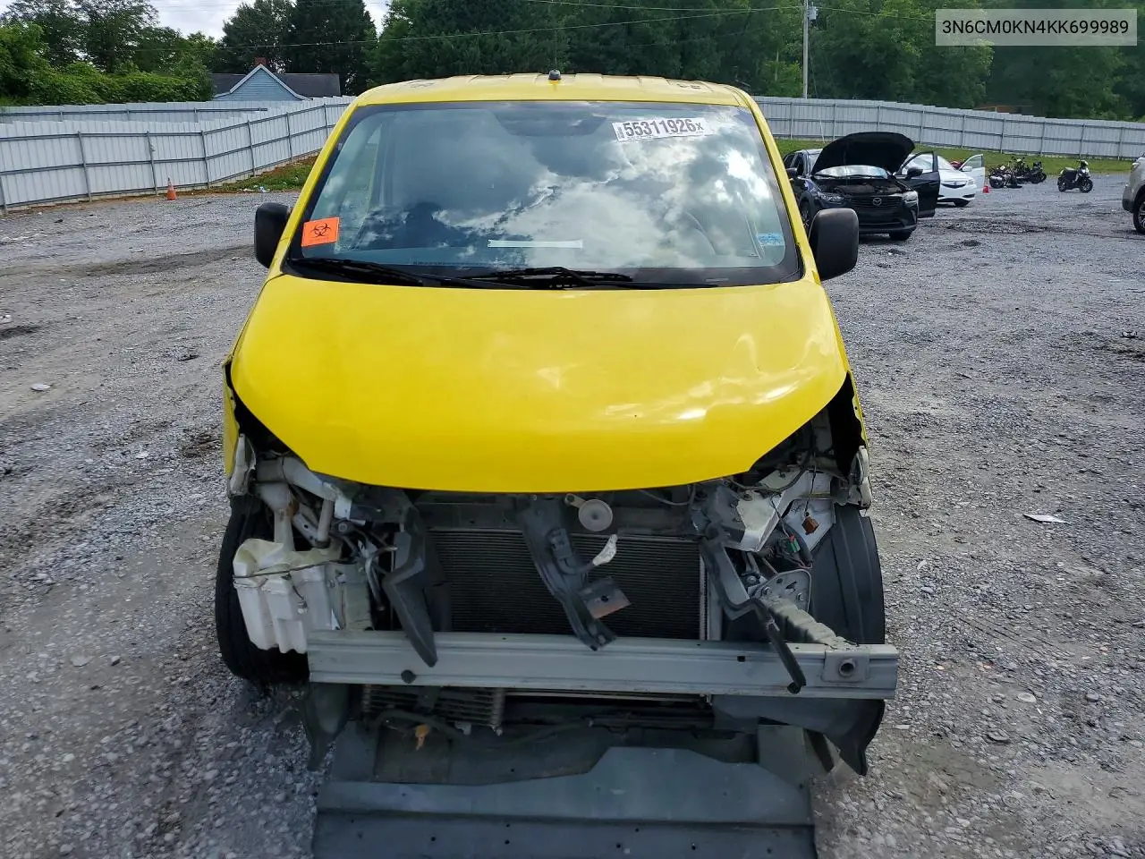 2019 Nissan Nv200 S VIN: 3N6CM0KN4KK699989 Lot: 55311926