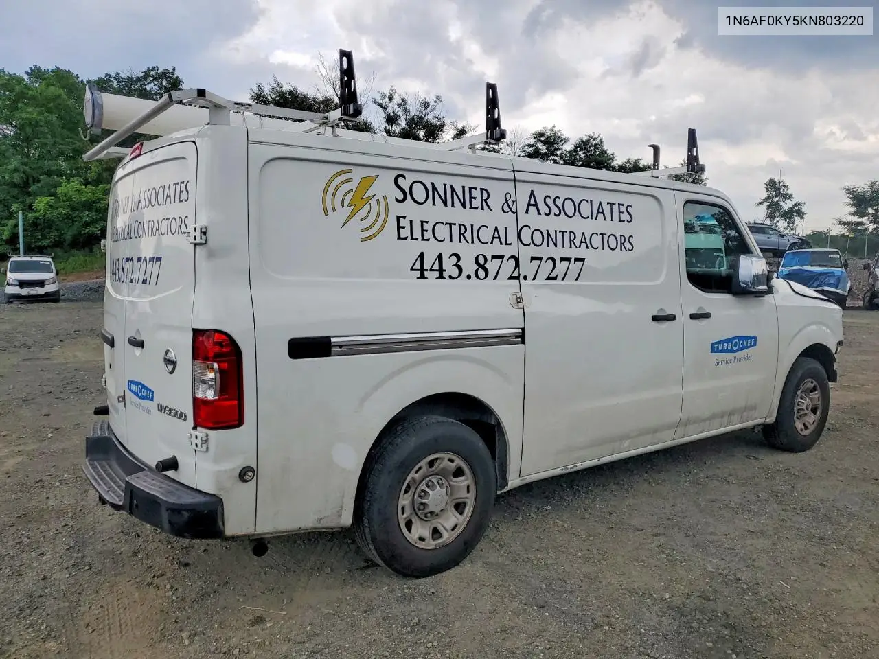 2019 Nissan Nv 3500 Hd Sv VIN: 1N6AF0KY5KN803220 Lot: 55575316
