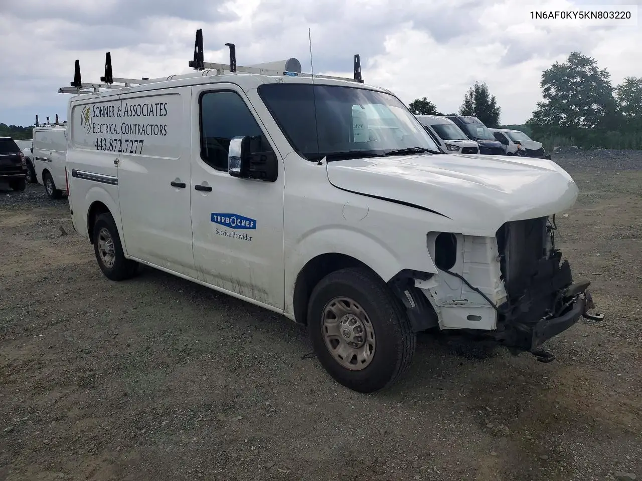 2019 Nissan Nv 3500 Hd Sv VIN: 1N6AF0KY5KN803220 Lot: 55575316