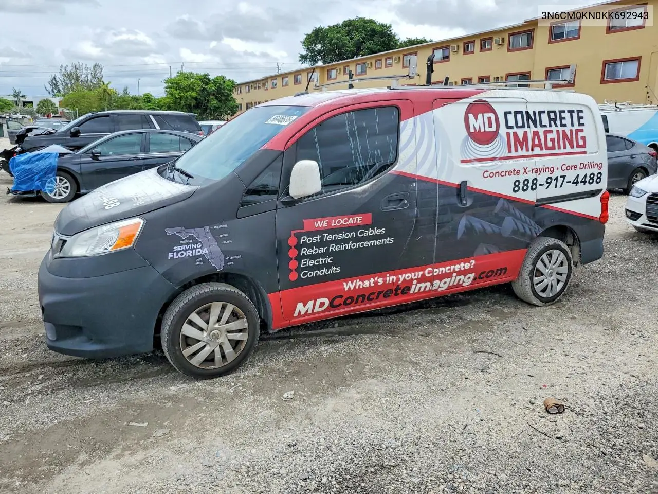 2019 Nissan Nv200 Sv VIN: 3N6CM0KN0KK692943 Lot: 56446076