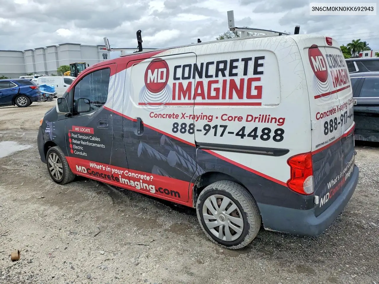 2019 Nissan Nv200 Sv VIN: 3N6CM0KN0KK692943 Lot: 56446076