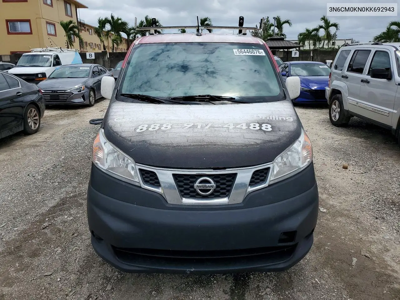 2019 Nissan Nv200 Sv VIN: 3N6CM0KN0KK692943 Lot: 56446076