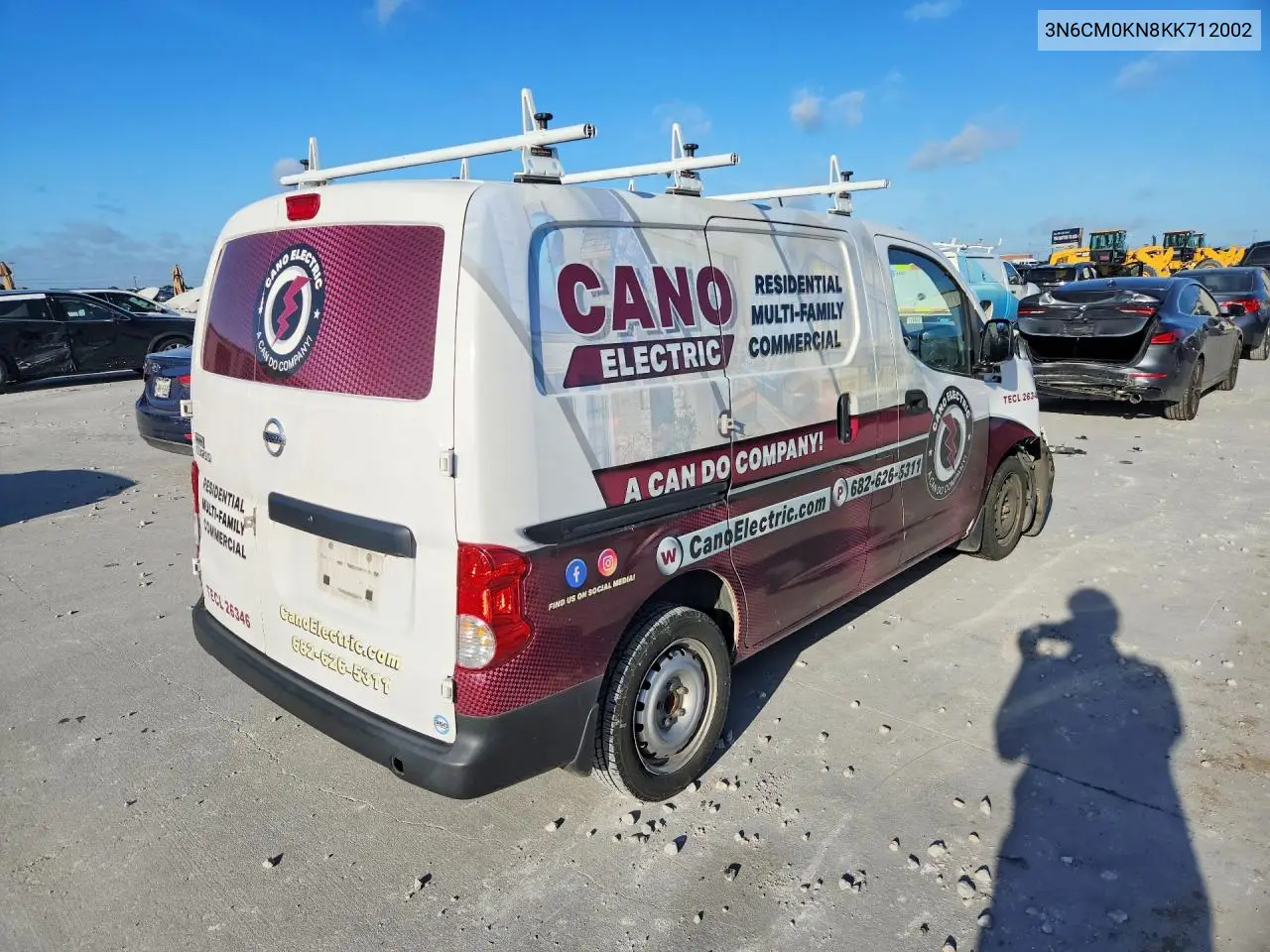 2019 Nissan Nv200 S VIN: 3N6CM0KN8KK712002 Lot: 56460076