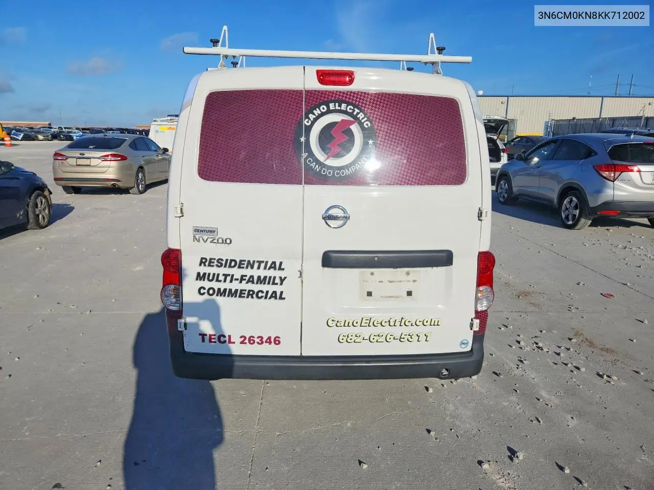 2019 Nissan Nv200 S VIN: 3N6CM0KN8KK712002 Lot: 56460076