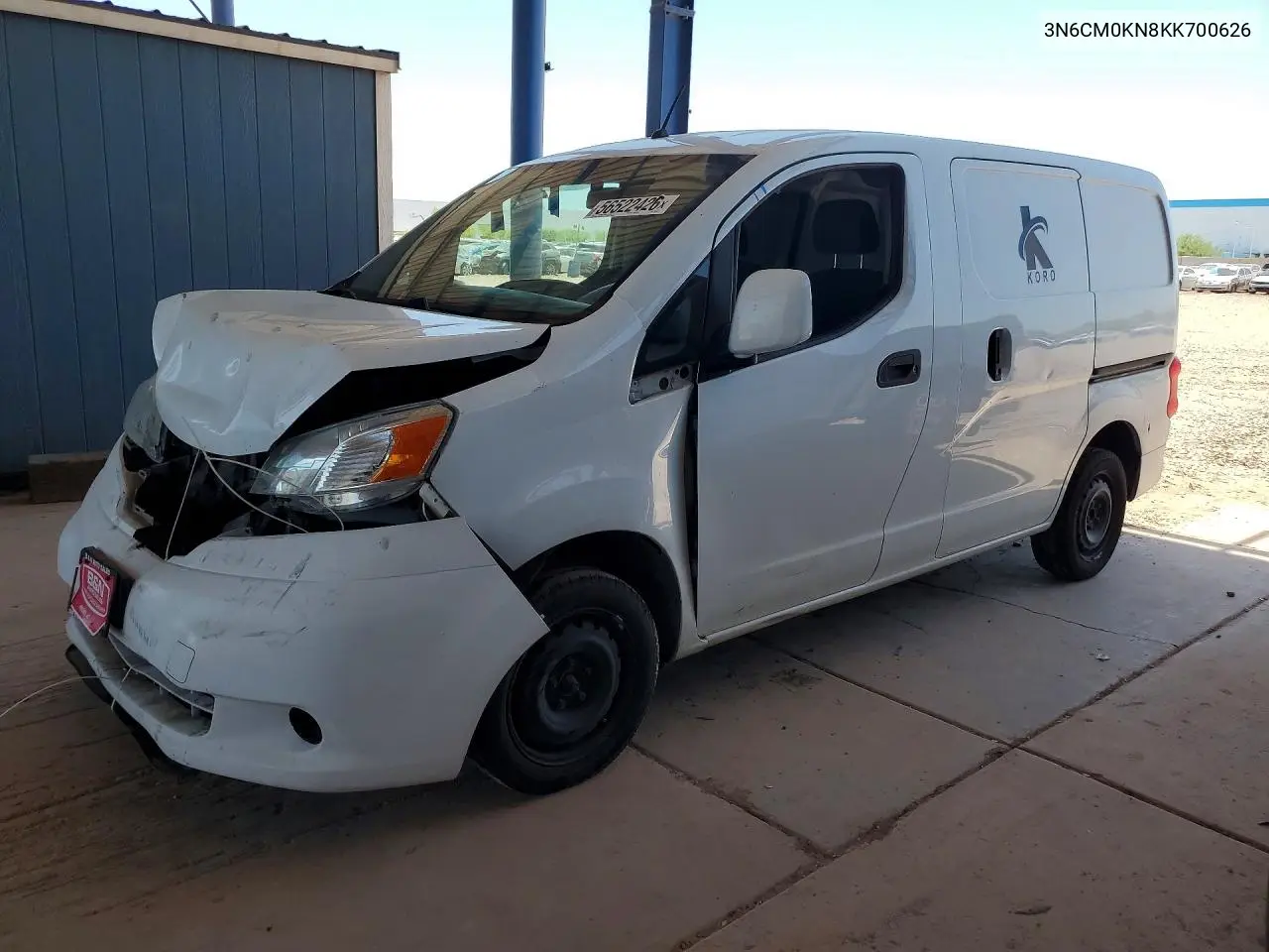 2019 Nissan Nv200 Delivery Van VIN: 3N6CM0KN8KK700626 Lot: 56522426