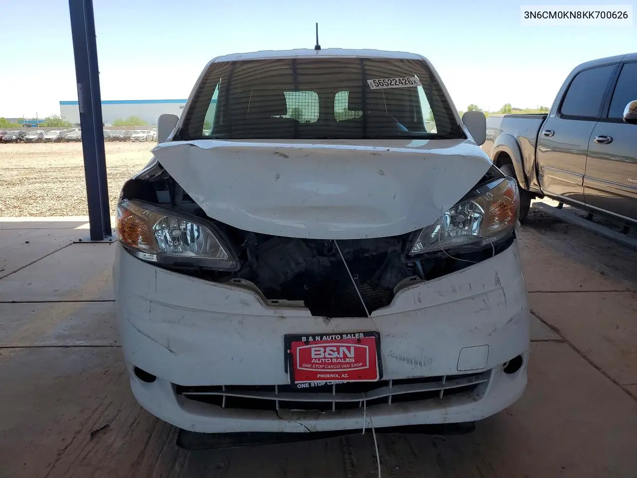 2019 Nissan Nv200 Delivery Van VIN: 3N6CM0KN8KK700626 Lot: 56522426