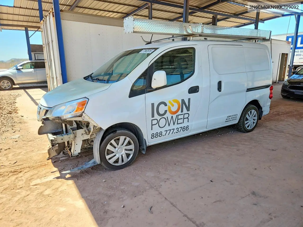 2019 Nissan Nv200 Sv VIN: 3N6CM0KN9KK709092 Lot: 57963916