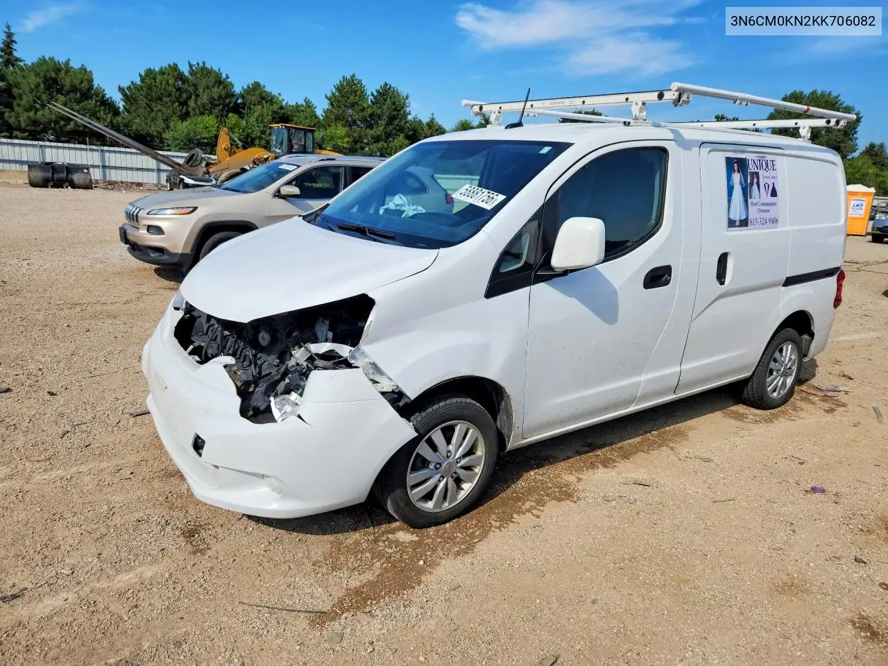 2019 Nissan Nv200 Sv VIN: 3N6CM0KN2KK706082 Lot: 58881756