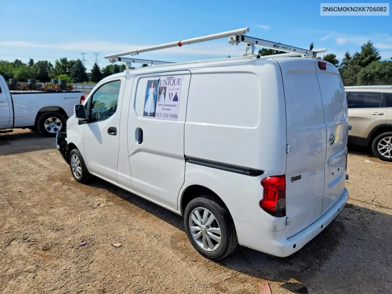2019 Nissan Nv200 Sv VIN: 3N6CM0KN2KK706082 Lot: 58881756
