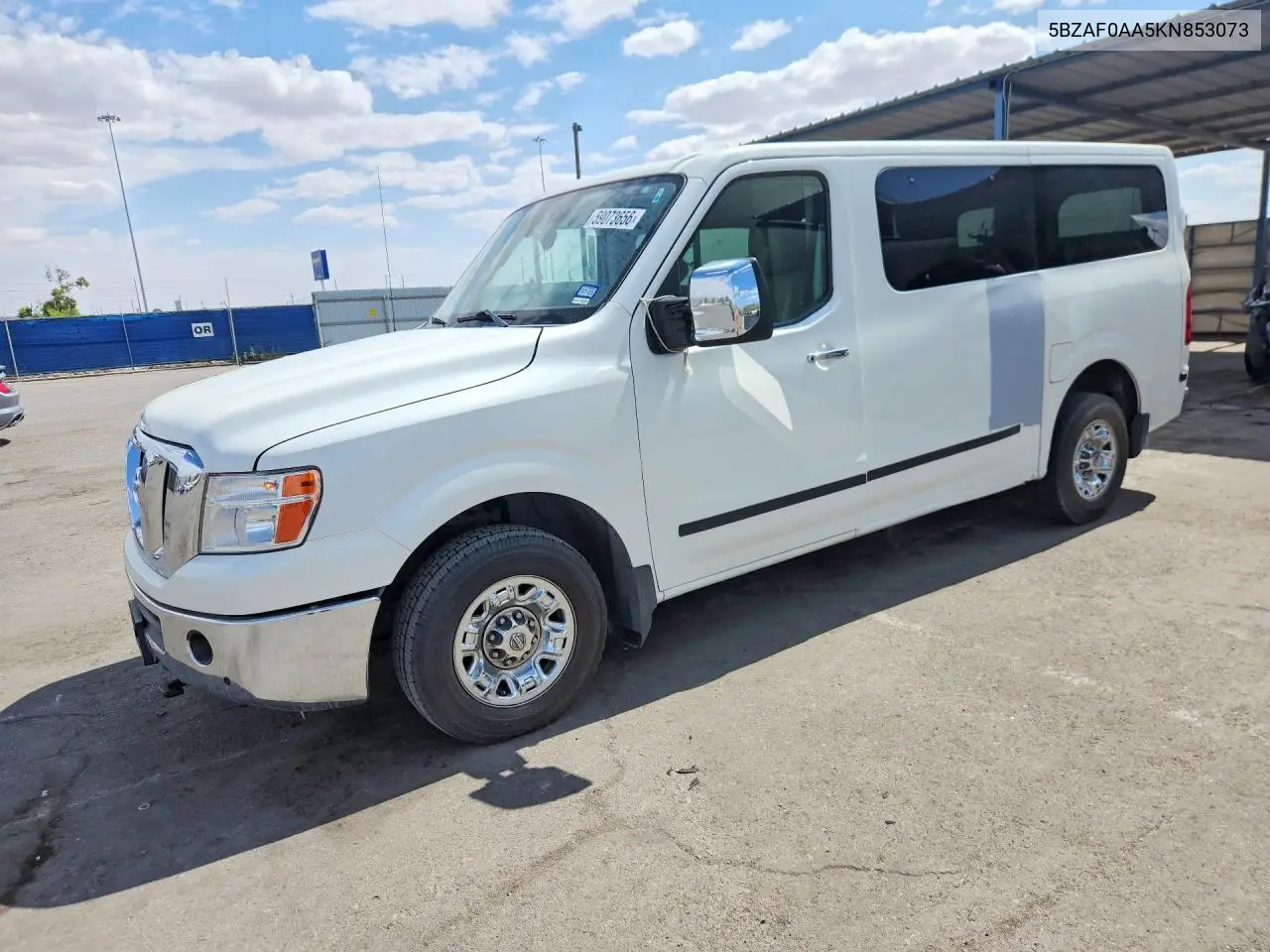2019 Nissan Nv 3500 Hd Sl VIN: 5BZAF0AA5KN853073 Lot: 59073656