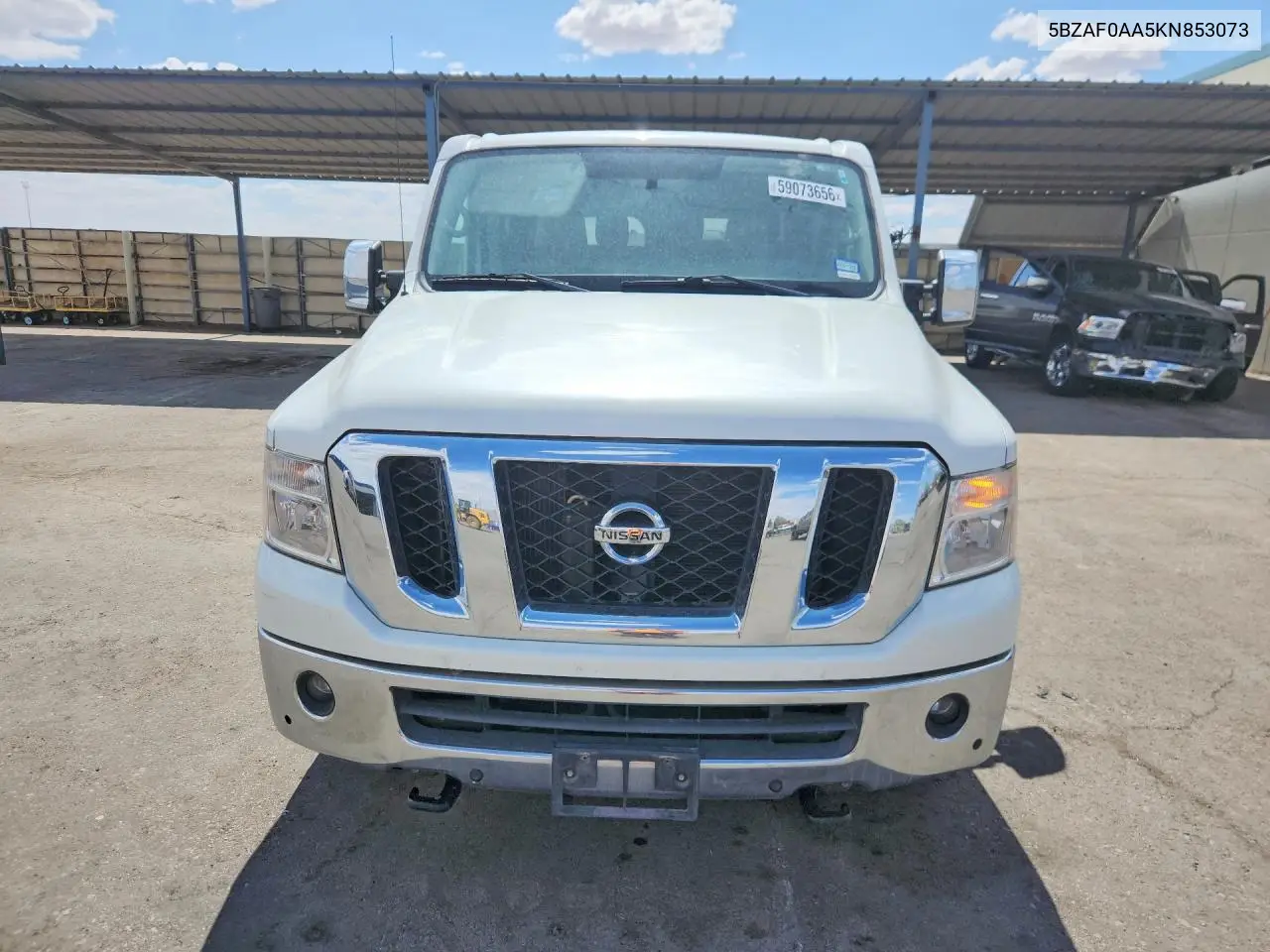 2019 Nissan Nv 3500 Hd Sl VIN: 5BZAF0AA5KN853073 Lot: 59073656