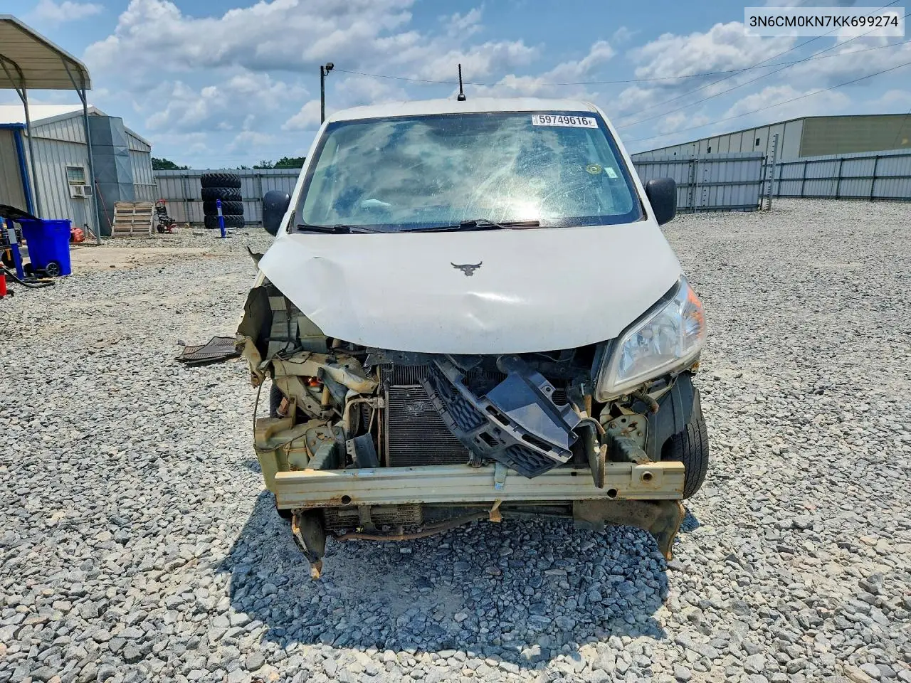 2019 Nissan Nv200 VIN: 3N6CM0KN7KK699274 Lot: 59749616