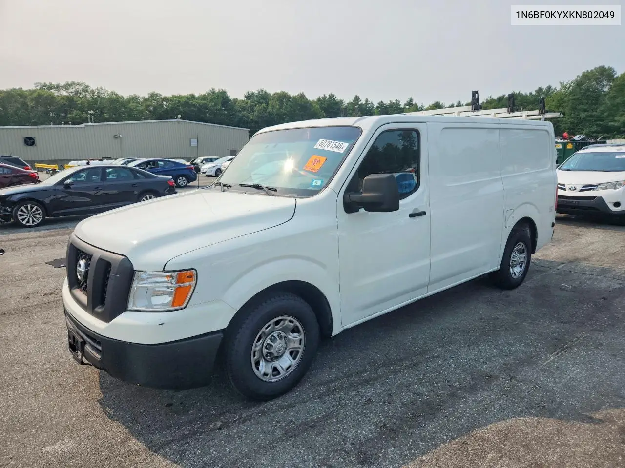 2019 Nissan Nv 2500 Hd Sv VIN: 1N6BF0KYXKN802049 Lot: 60781546
