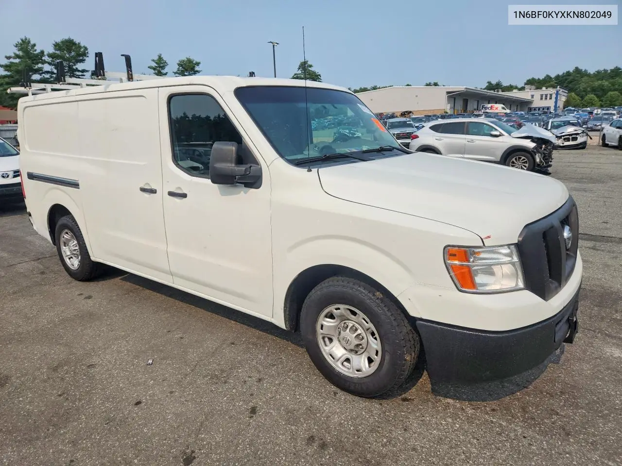 2019 Nissan Nv 2500 Hd Sv VIN: 1N6BF0KYXKN802049 Lot: 60781546