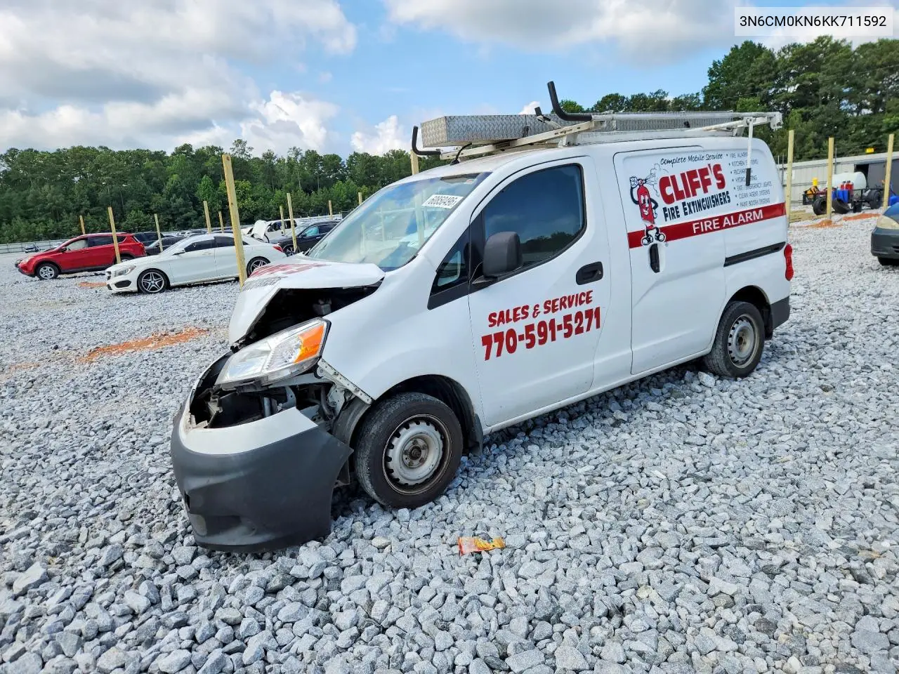 2019 Nissan Nv200 S VIN: 3N6CM0KN6KK711592 Lot: 60850496